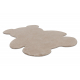 Moderni pesu matto SHAPE 3146 Nalle shaggy - beige muhkea liukastumisenesto