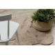 Moderne vask tæppe SHAPE 3146 Bamse shaggy - beige plys, anti-slip 