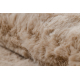 Moderner Waschteppich SHAPE 3146 Teddybär Shaggy - beige plüschig, Antirutsch 