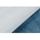 Koberec prateľný SHAPE 3146 Medvedík Shaggy - modrý plyšový protišmykový 