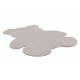 Moderne vask tæppe SHAPE 3146 Bamse shaggy - lyserød plys, anti-slip 