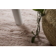 Moderni tepih za pranje SHAPE 3146 plišani medvjedić - ružičasta čupavi, pliš, protuklizna 