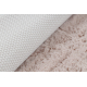 Moderni pesu matto SHAPE 3146 Nalle shaggy - vaaleanpunainen muhkea liukastumisenesto