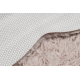 Moderni pesu matto SHAPE 3146 Nalle shaggy - vaaleanpunainen muhkea liukastumisenesto