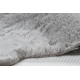 Moderni pesu matto SHAPE 3146 Nalle shaggy - harmaa muhkea liukastumisenesto