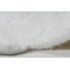 Сучасний пральний килим SHAPE 3146 плюшевий ведмедик shaggy - слонової кісткиплю плюшевий протиковзкий