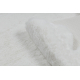 Modern tvättmatta SHAPE 3146 nallebjörn shaggy - elfenben plysch, halkskydd 