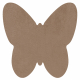 Koberec pratelný SHAPE 3150 Motýl Shaggy - béžový plyšový, protiskluzový