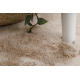Modern washing carpet SHAPE 3150 Butterfly shaggy - beige plush, anti-slip 