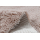 SHAPE 3150 tapete de lavagem moderno shaggy Borboleta - corar rosa, espesso e antiderrapante