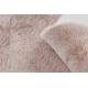 Сучасний пральний килим SHAPE 3150 Метелик shaggy - рум'яна рожеві плюшевий протиковзкий