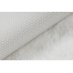 Moderne vask tæppe SHAPE 3150 Sommerfugl shaggy - elfenben plys, anti-slip 