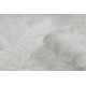 Mūsdienīgs mazgāšanas paklājs SHAPE 3150 Tauriņš shaggy - ziloņkaula kauls, plīša, pretslīdes 