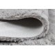 Сучасний пральний килим SHAPE 3150 Метелик shaggy - сірий плюшевий протиковзкий