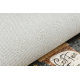 SPARK 0687 alfombra beige / negra - Marco, sisal, estructural