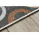 SPARK 0687 alfombra beige / negra - Marco, sisal, estructural