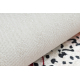SPARK 0689 covor bej / negru - Linii, sisal, structural