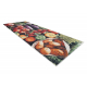 ANDRE 1711 washing carpet Fruits and vegetables, kitchen, anti-slip - green