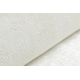 АНДРЕ 1168 тепих за прање Монстера листови, геометријски противклизни - бела / зелена