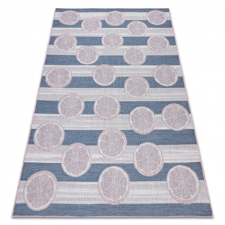 BLISS Z226AZ226 tappeto crema / grigio - Cadre, ornamento, moderno, strutturale