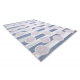 BLISS Z226AZ226 tappeto crema / grigio - Cadre, ornamento, moderno, strutturale