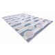 Carpet SISAL SION grapefruits 00002 Flat woven ecru / pink / blue