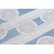 BLISS Z226AZ226 alfombra crema / gris - Marco, ornamento, moderna, estructural