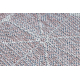 BLISS Z226AZ226 tappeto crema / grigio - Cadre, ornamento, moderno, strutturale