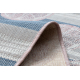 BLISS Z226AZ226 alfombra crema / gris - Marco, ornamento, moderna, estructural