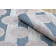 BLISS Z226AZ226 alfombra crema / gris - Marco, ornamento, moderna, estructural