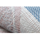 BLISS Z226AZ226 alfombra crema / gris - Marco, ornamento, moderna, estructural