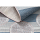 BLISS Z226AZ226 tappeto crema / grigio - Cadre, ornamento, moderno, strutturale