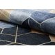 ANDRE mycí kobereček 1216 Krychle, geometrický protiskluz - modrý