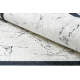 ANDRE 1023 tvättmatta Ram marble halkskydd - svart / vit