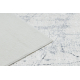 ANDRE 1023 πλύσιμο χαλί Πλαίσιο μάρμαρο αντιολισθητικό - μαύρο / λευκό 