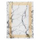 ANDRE 1126 vaske Teppe Marmor, gresk antiskli - hvit / gull