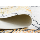 ANDRE 1126 umývací koberec Mramor, grécky protišmykový - biely / zlato