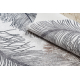 ANDRE 1147 washing carpet Feathers, vintage anti-slip - beige