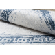 ANDRE 1213 mosható szőnyeg görög vintage csúszásgátló - fehér / kék