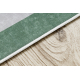 ANDRE 1088 washing carpet Abstraction, frame anti-slip - white / green