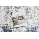 ANDRE 1090 tapijt wasbaar Ornament, vintage antislip - beige