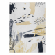 ANDRE 1097 mazgāšanas paklājs Abstrakcija pretslīdēšana - balts / dzeltens