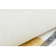 ANDRE 1220 pranje tepiha apstrakcija protuklizna - bijelim / žuta boja