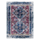 ANDRE 1136 mosható szőnyeg keleti vintage csúszásgátló - bordó / kék