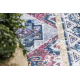 ANDRE 1136 washing carpet Oriental vintage anti-slip - claret / blue
