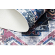 ANDRE 1136 washing carpet Oriental vintage anti-slip - claret / blue