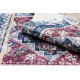 ANDRE 1136 plovimo kilimas rytietiškas vintage - klaretas / mėlyna