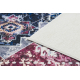 ANDRE 1136 tapijt wasbaar oosters vintage antislip - bordeauxrood / blauw