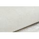 ANDRE mycí kobereček 1180 Šestiúhelník Plástev Medu 3D protiskluz - bílá / zlato