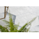 ANDRE 1180 plovimo kilimas Korio raštas 3D šešiakampis - pilka